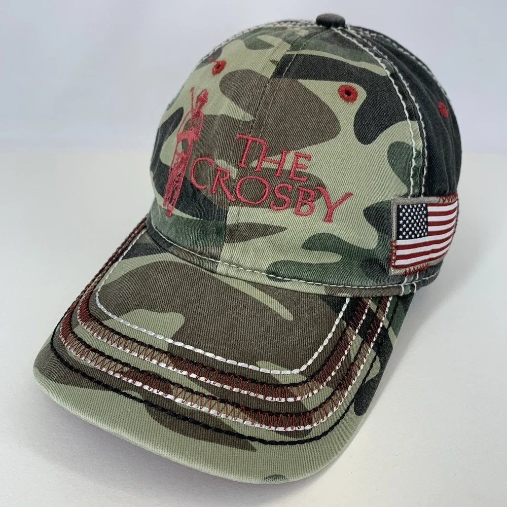 The Crosby Golf Club Hat Camo 2017 Military Appreciation Adjustable Baseball Cap